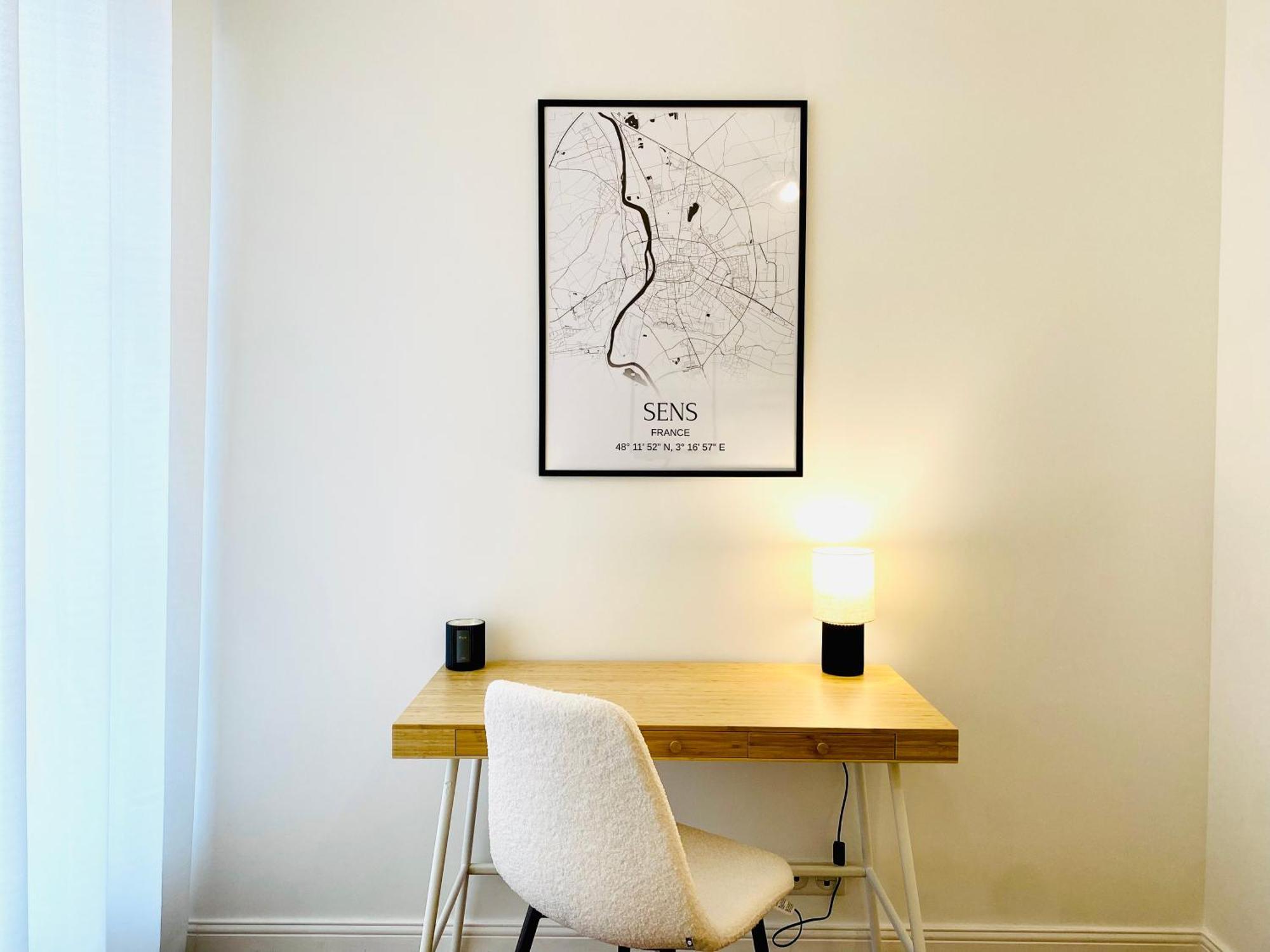 Le Subtil - Best Keys - Elegance & Confort - 2 Chambres Separees - Lit Queen Size - Smart Tv Netflix - Entre Gare & Centre Ville - A 1H De Paris - Wifi Fibre - Check-In Autonome Sens Exterior photo